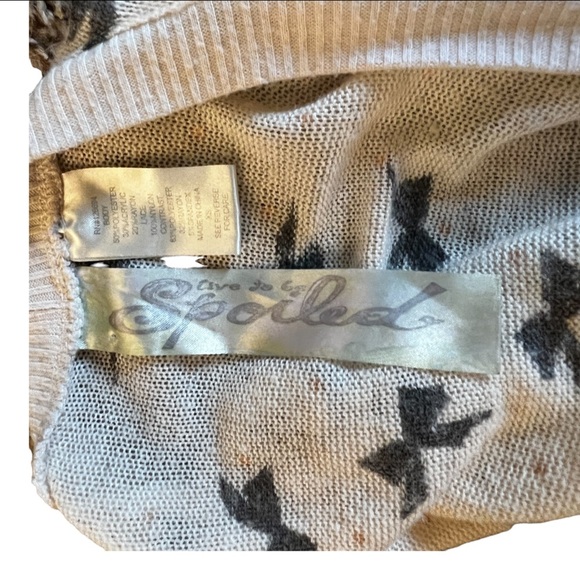 Spoiled Cardigan Sweater‎ with Bows - Picture 5 of 6